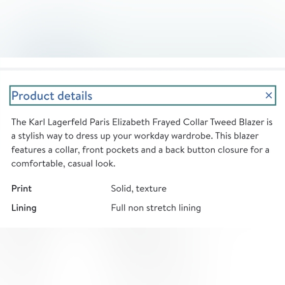 Karl Lagerfeld blazer - Picture 2 of 5